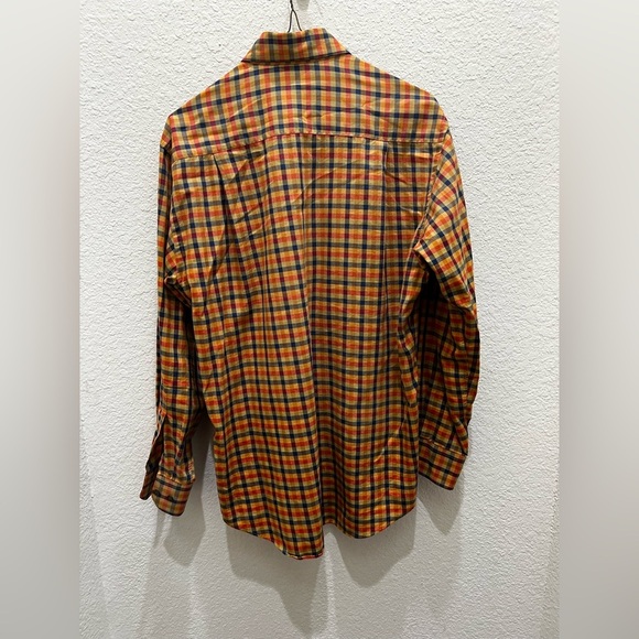 Men's Multicolor Plaid Button-Down Shirt - Picture 4 of 4